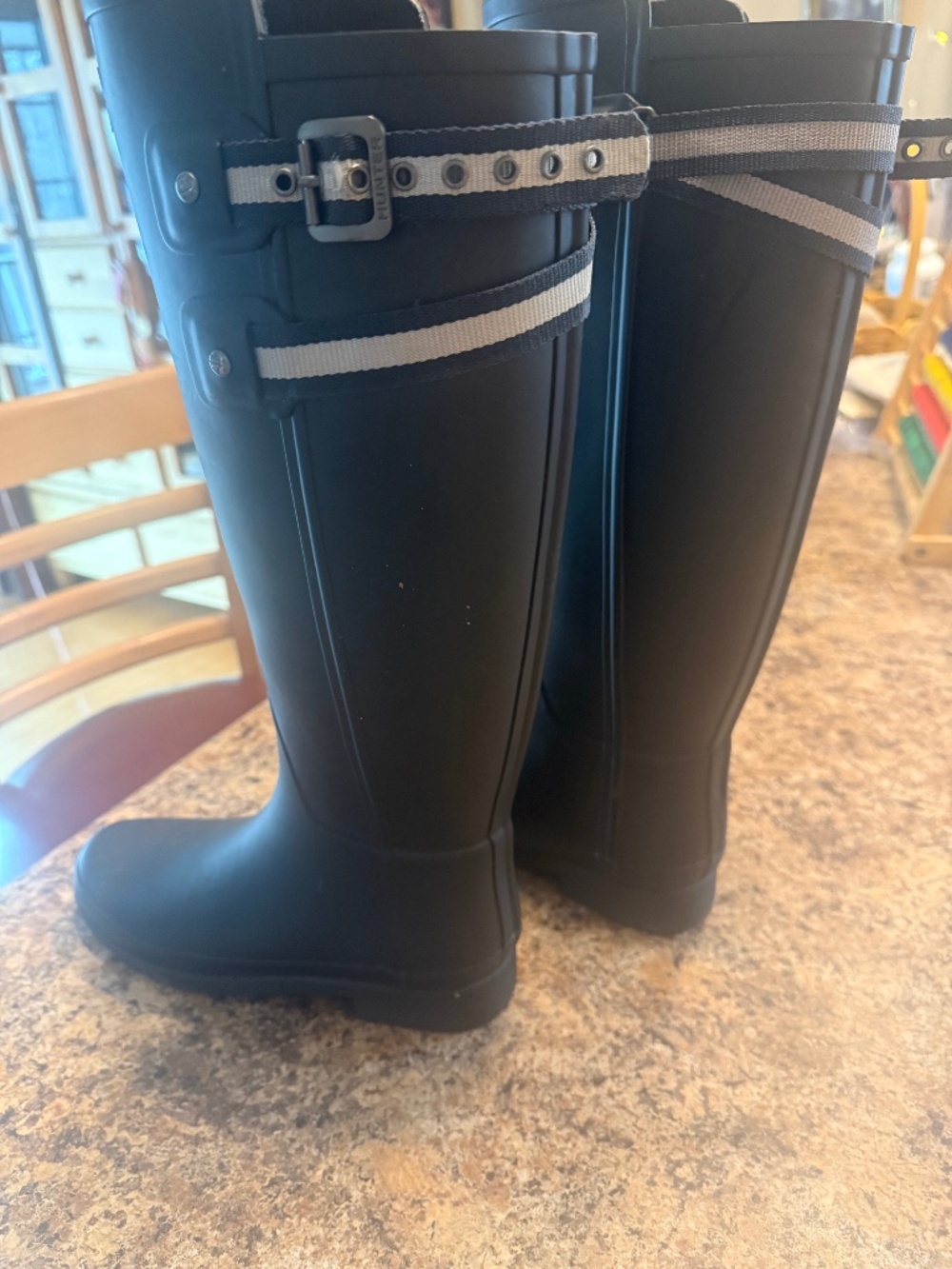 Rare Hunter backstrap rain boots women’s 6